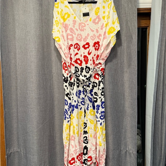 ELOQUII ELEMENTS Colorful Floral Women's Dress 26/28 - Picture 1 of 2